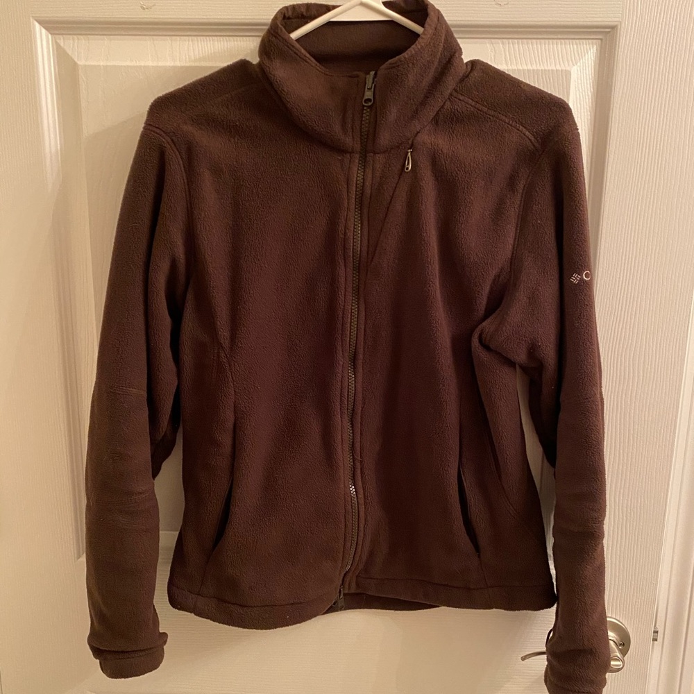 Brown Columbia fleece jacket